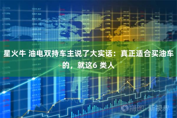 星火牛 油电双持车主说了大实话：真正适合买油车的，就这6 类人