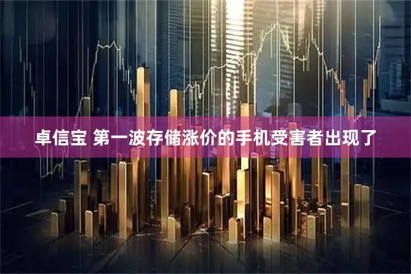 卓信宝 第一波存储涨价的手机受害者出现了
