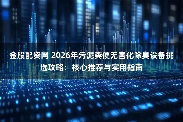 金股配资网 2026年污泥粪便无害化除臭设备挑选攻略：核心推荐与实用指南