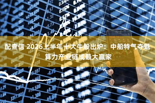 配查信 2026上半年十大牛股出炉：中船特气夺魁 算力产业链成最大赢家